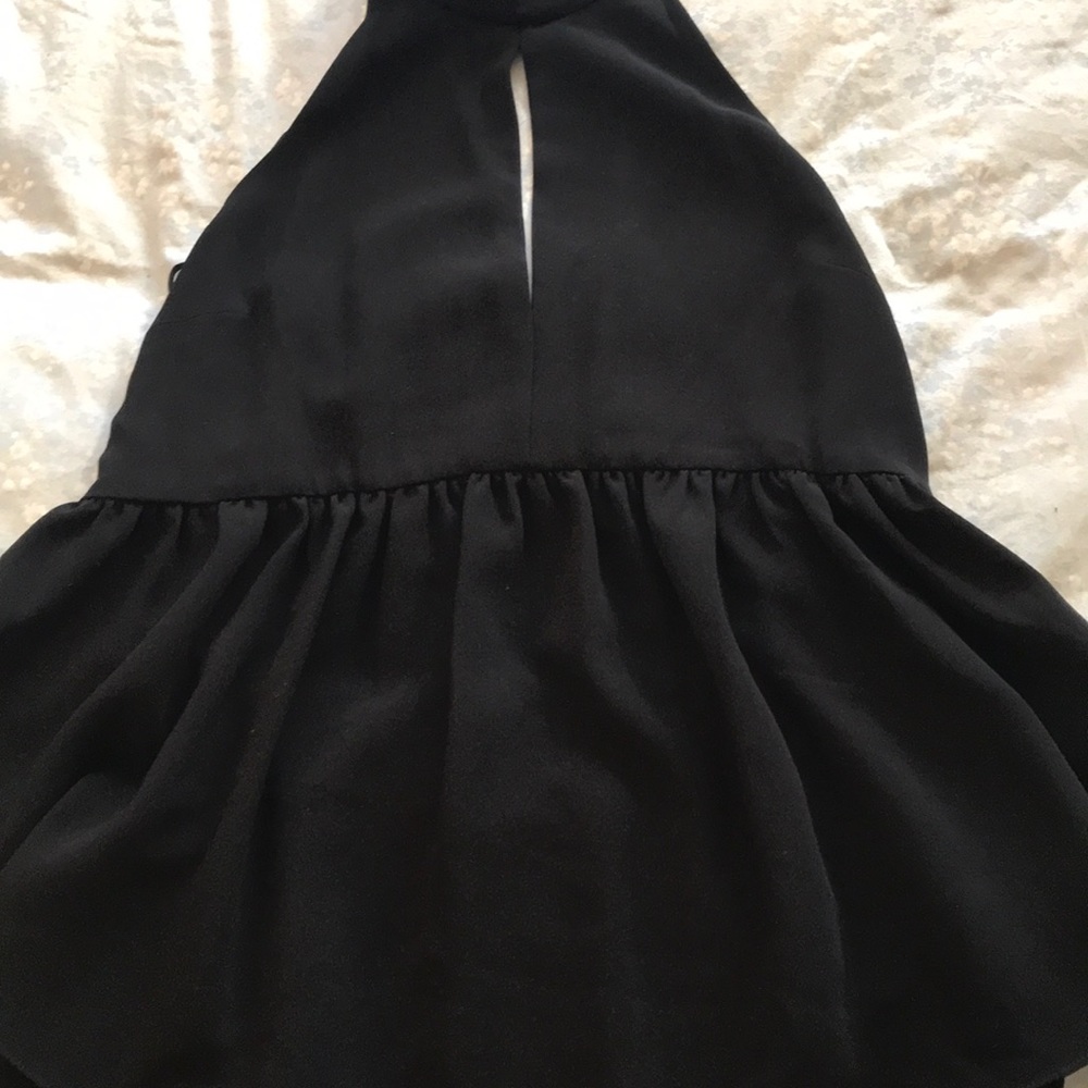 NWT Elizabeth and James Peplum backless Halter M - Picture 3 of 8